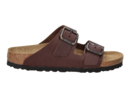 Birkenstock slipper bruin