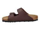 Birkenstock slipper bruin