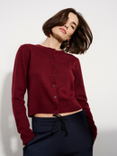 Margittes gilets koraalrood