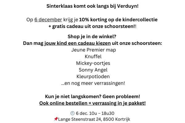 SINT BIJ VERDUYN – 6 DECEMBER 