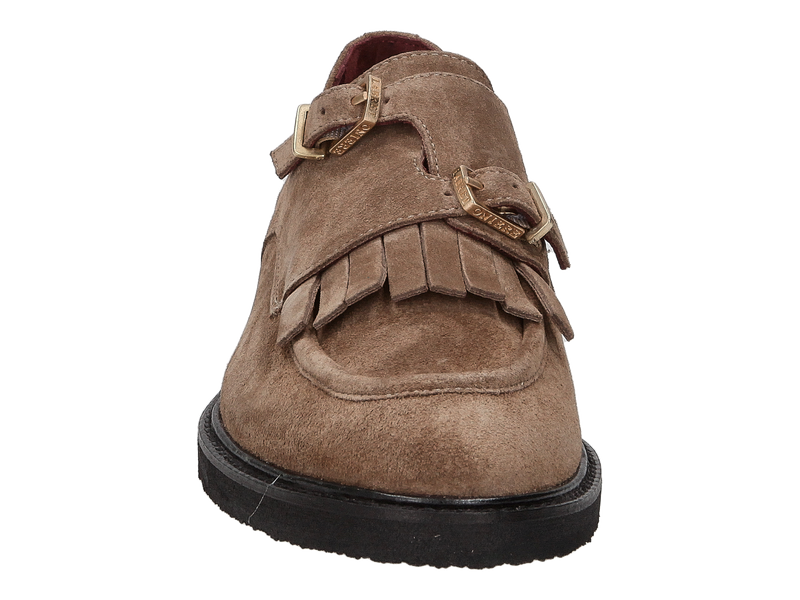 Fred De La Bretoniere Mocassins Taupe