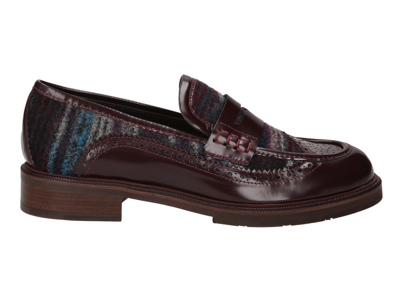 Pertini Mocassins Bordeaux