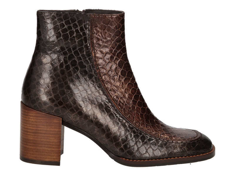 Pertini Boot With Heel Brown