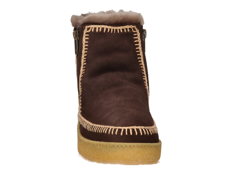 Laidback London Enkellaarzen Beige