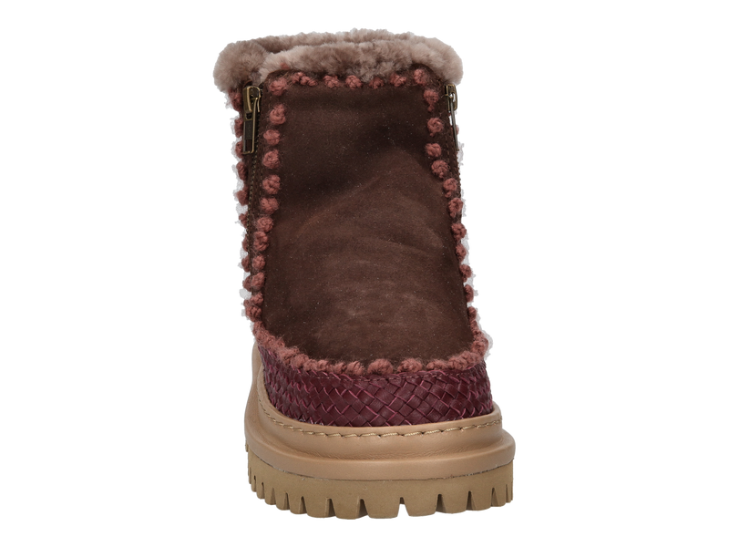 Laidback London Enkellaarzen Rood