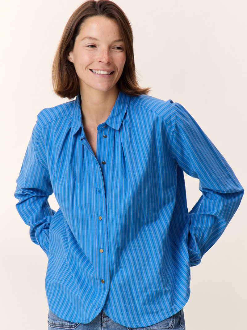 Leon & Harper Blouses Blue