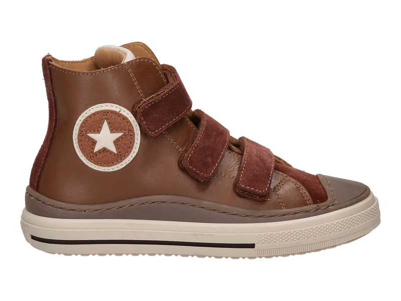 Zecchino D'oro Velcro Shoes Cognac