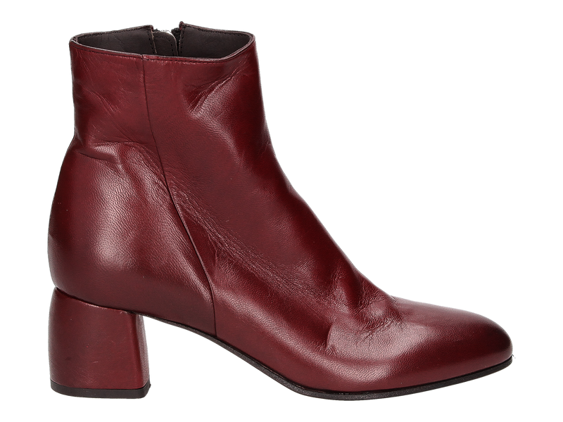 Triver Flight Boot With Heel Bordeaux