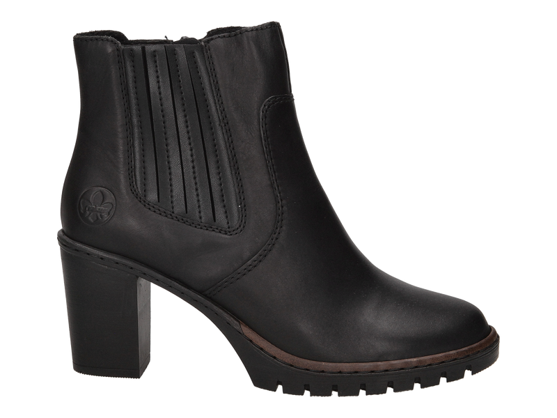 Rieker Boots Met Hak Zwart