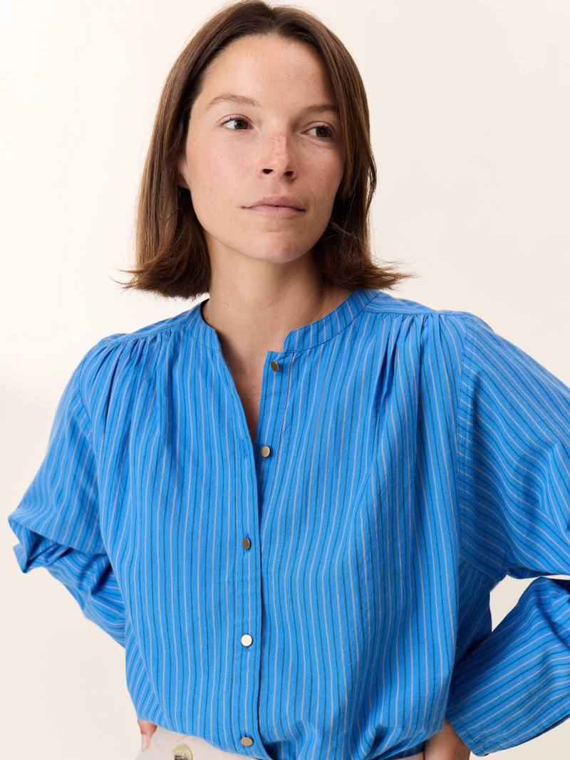 Leon & Harper Blouses Blue