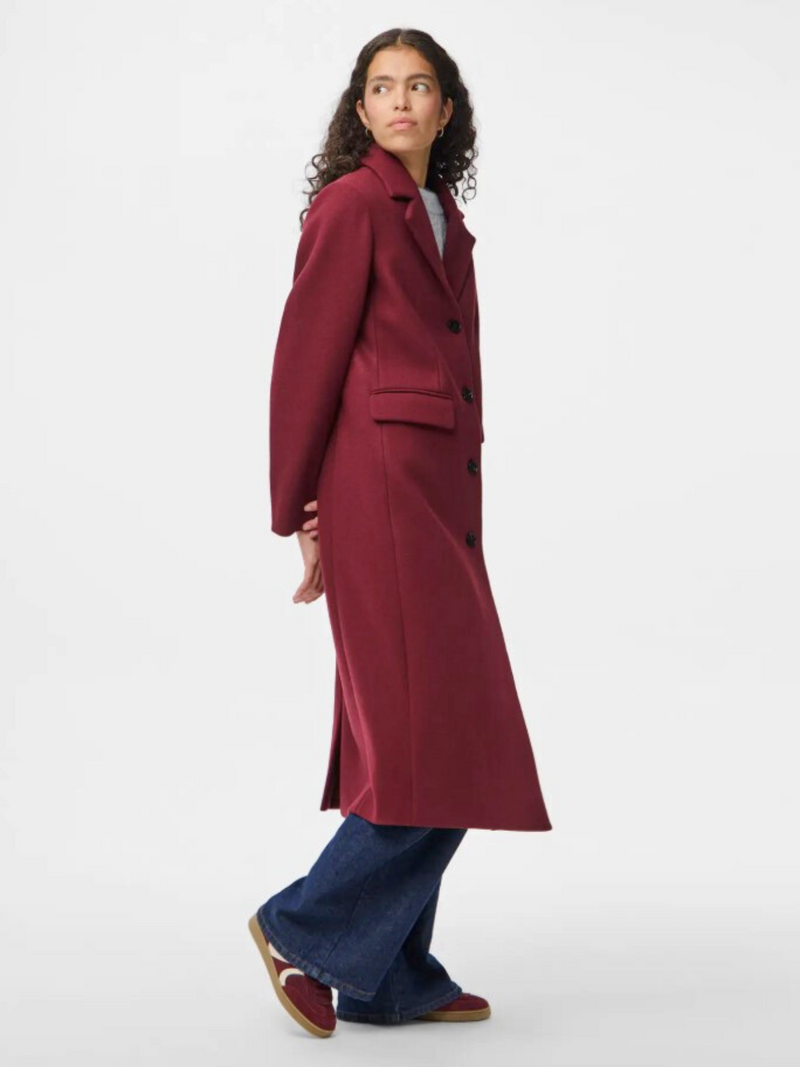 Pieces Jackets Bordeaux