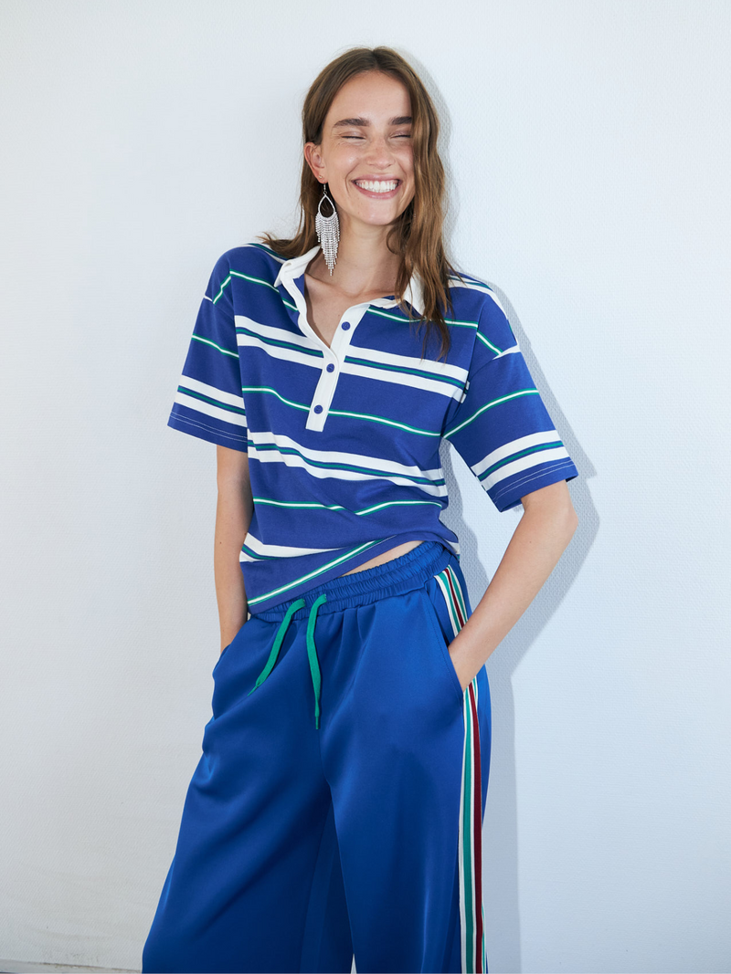 Lollys Laundry Broeken Blauw