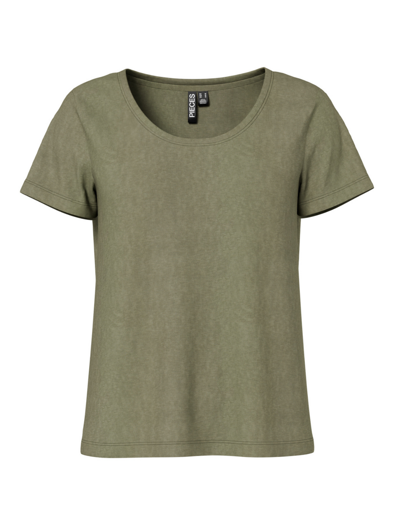 Pieces T-shirts Groen