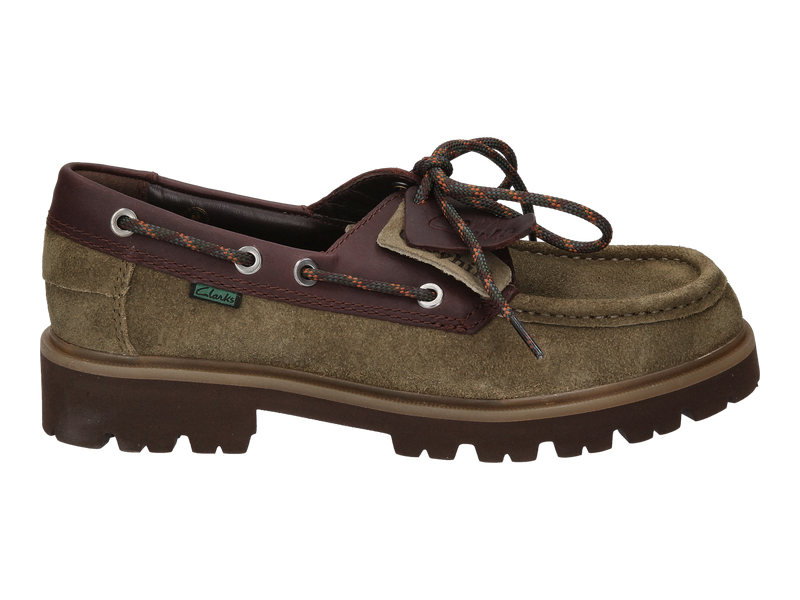 Clarks Chaussures Bateau Vert
