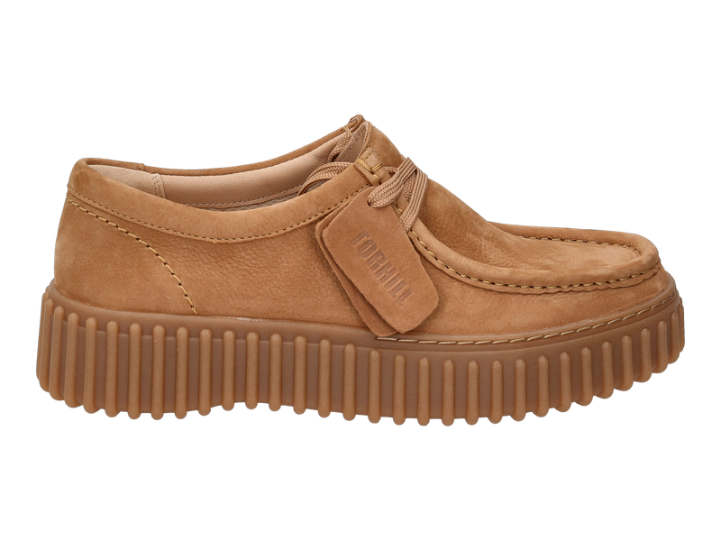Clarks Veterschoenen Cognac