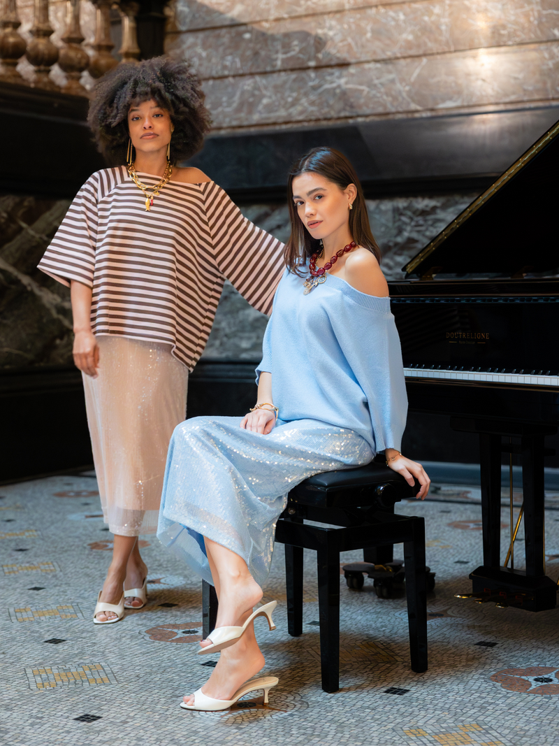 Black Rose Jupes Bleu