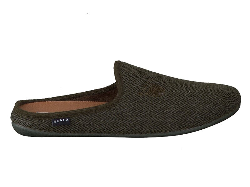 Scapa Pantoufles Kaki