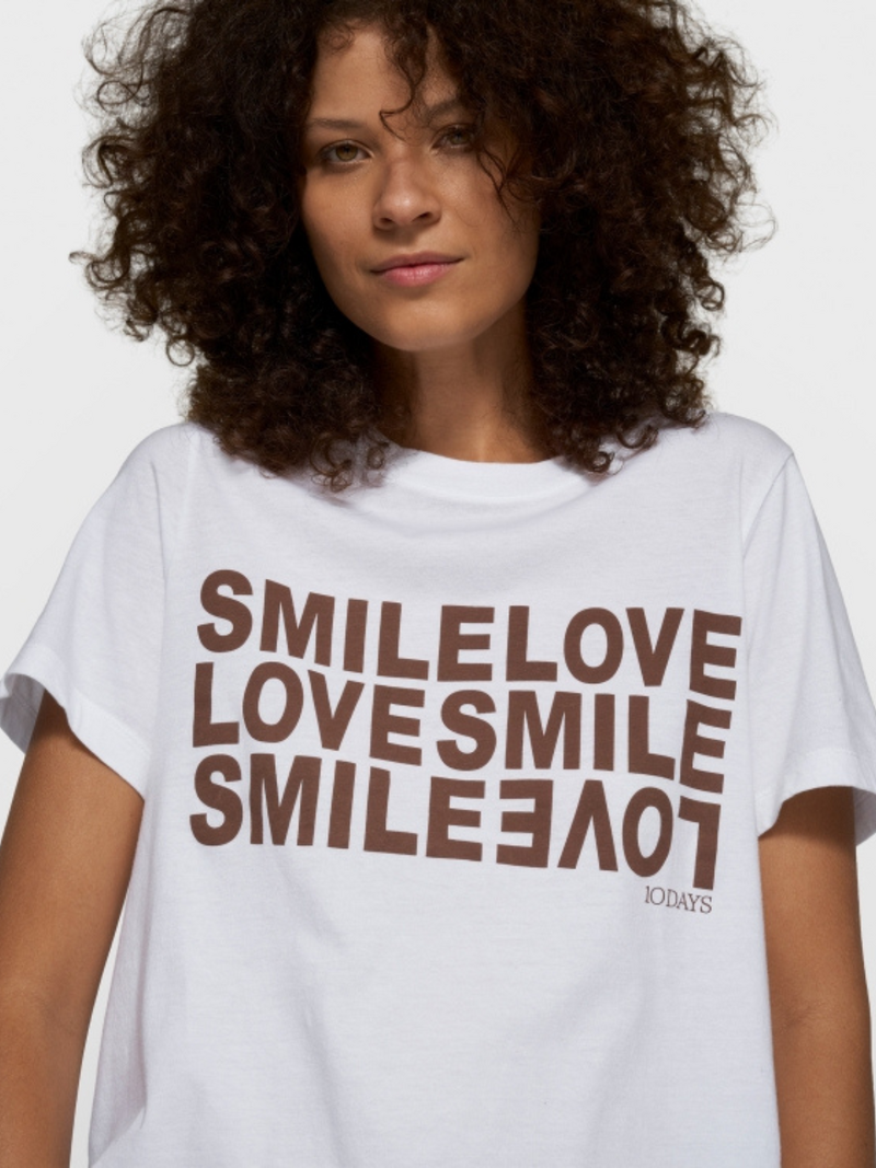 10 Days T-shirts Blanc