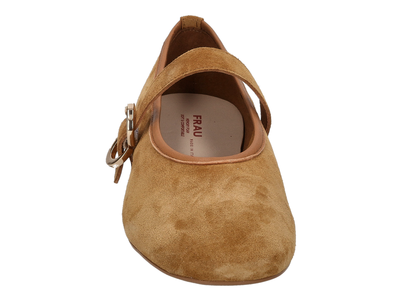 Voir le produit 'Frau Ballerines Cognac' (en anglais) Frau Ballerines Cognac