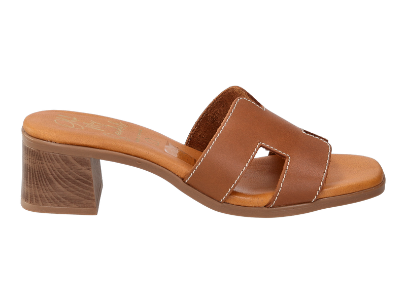 Oh My Sandals Slippers Cognac