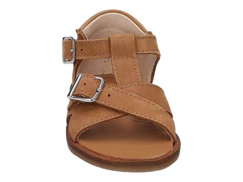 Beberlis Sandalen Cognac