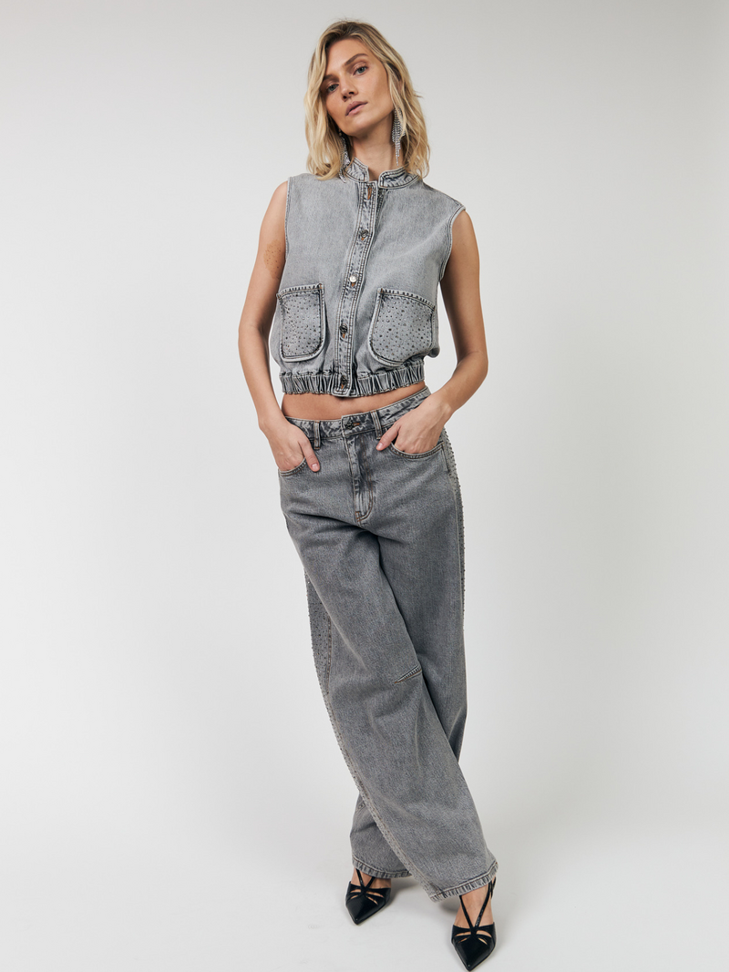 Lollys Laundry Bodywarmers Grijs