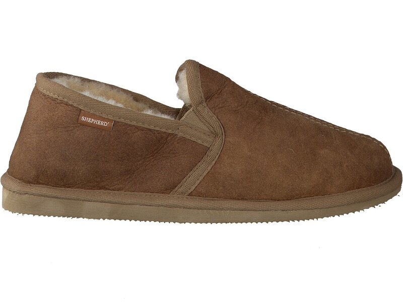 Shepherd Pantoufles Cognac