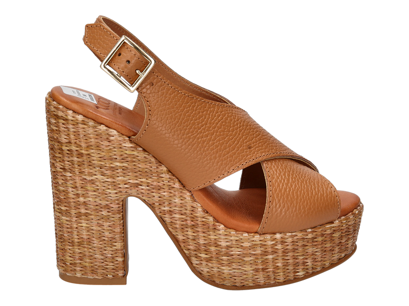 Victor Sandals Cognac