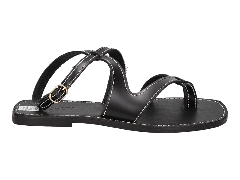 Nuyou Slippers Zwart