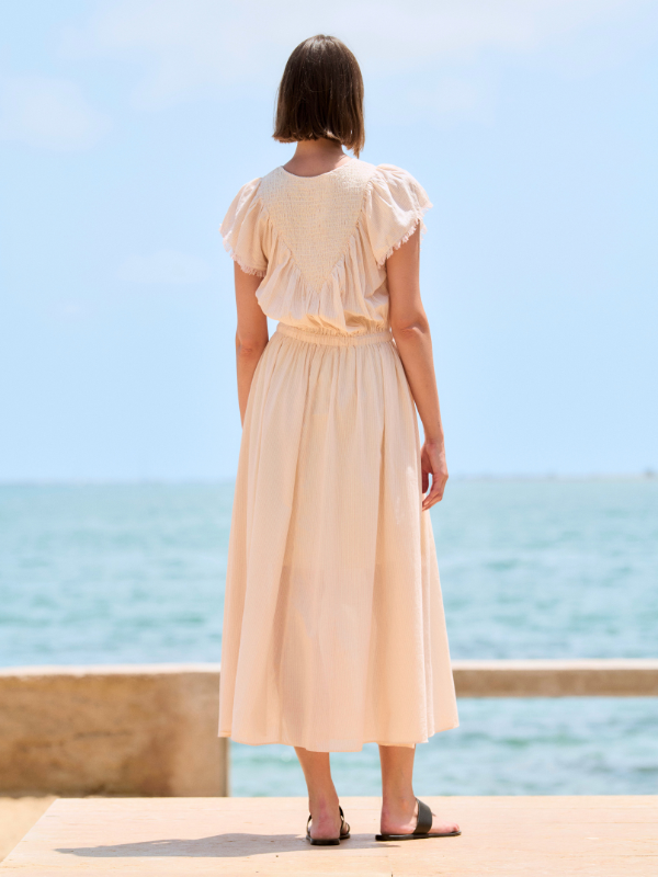 Sita Murt Jurken Off White