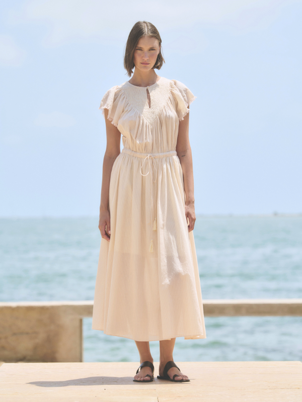 Sita Murt Jurken Off White