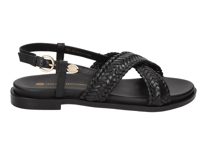Bekijk product 'Fred De La Bretoniere Sandalen Zwart' Fred De La Bretoniere Sandalen Zwart