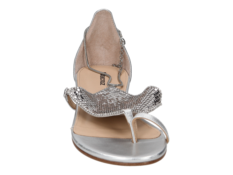 Lola Cruz Sandales Argent