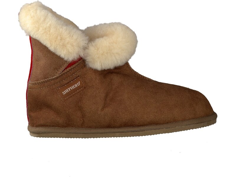 Shepherd Pantoufles Cognac