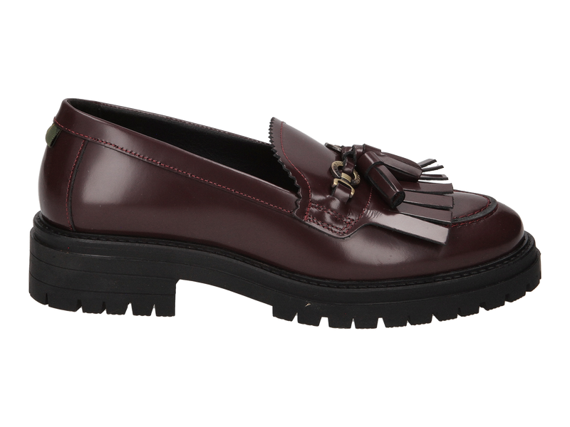 Barbour Loafers Rouge