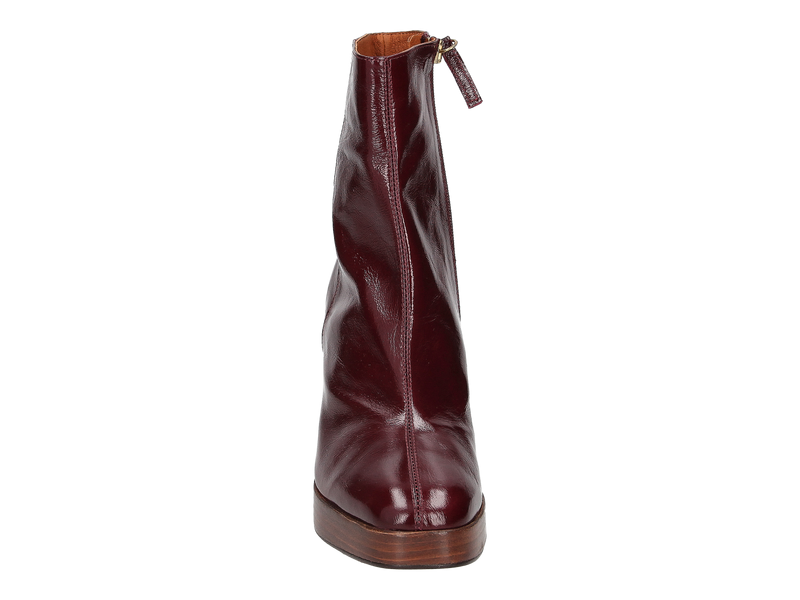 Bekijk product 'Angel Alarcon Enkellaarzen Bordeaux' Angel Alarcon Enkellaarzen Bordeaux