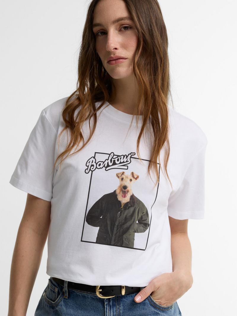 Barbour T-shirts Blanc