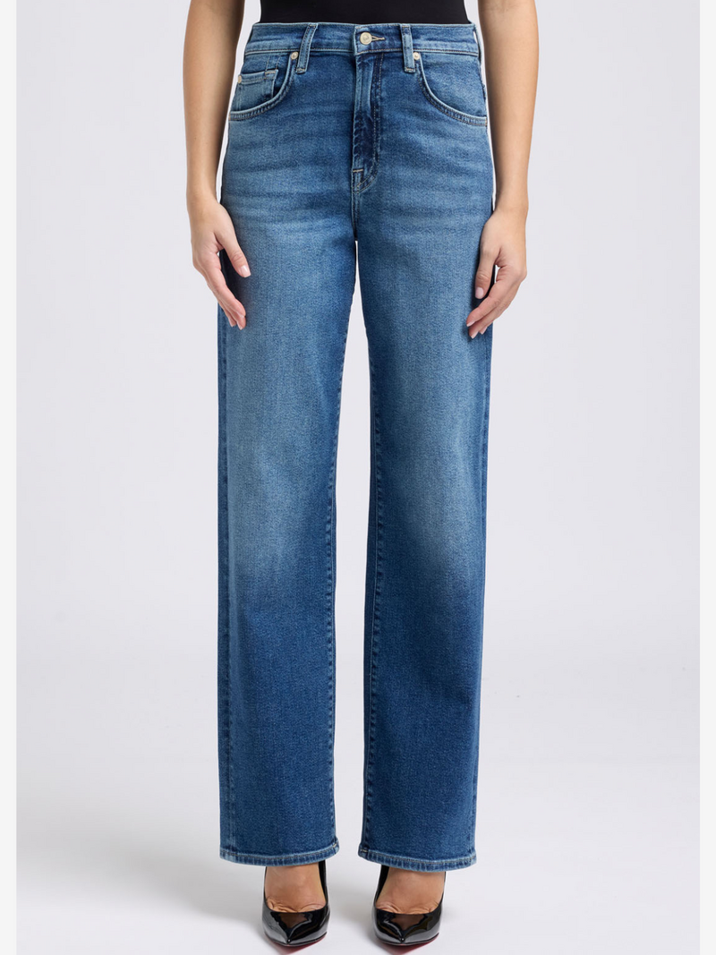 7 For All Mankind Pantalons Bleu