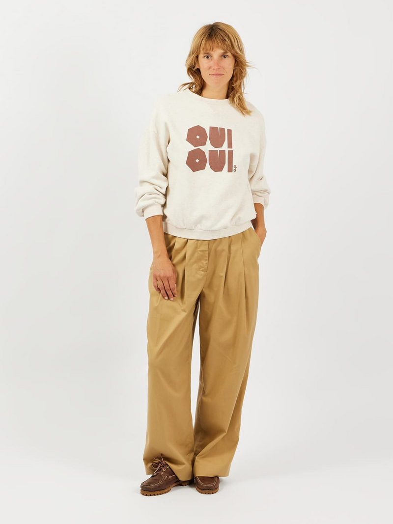 View product 'Arsene & Les Pipelettes Sweaters Off White' Arsene & Les Pipelettes Sweaters Off White