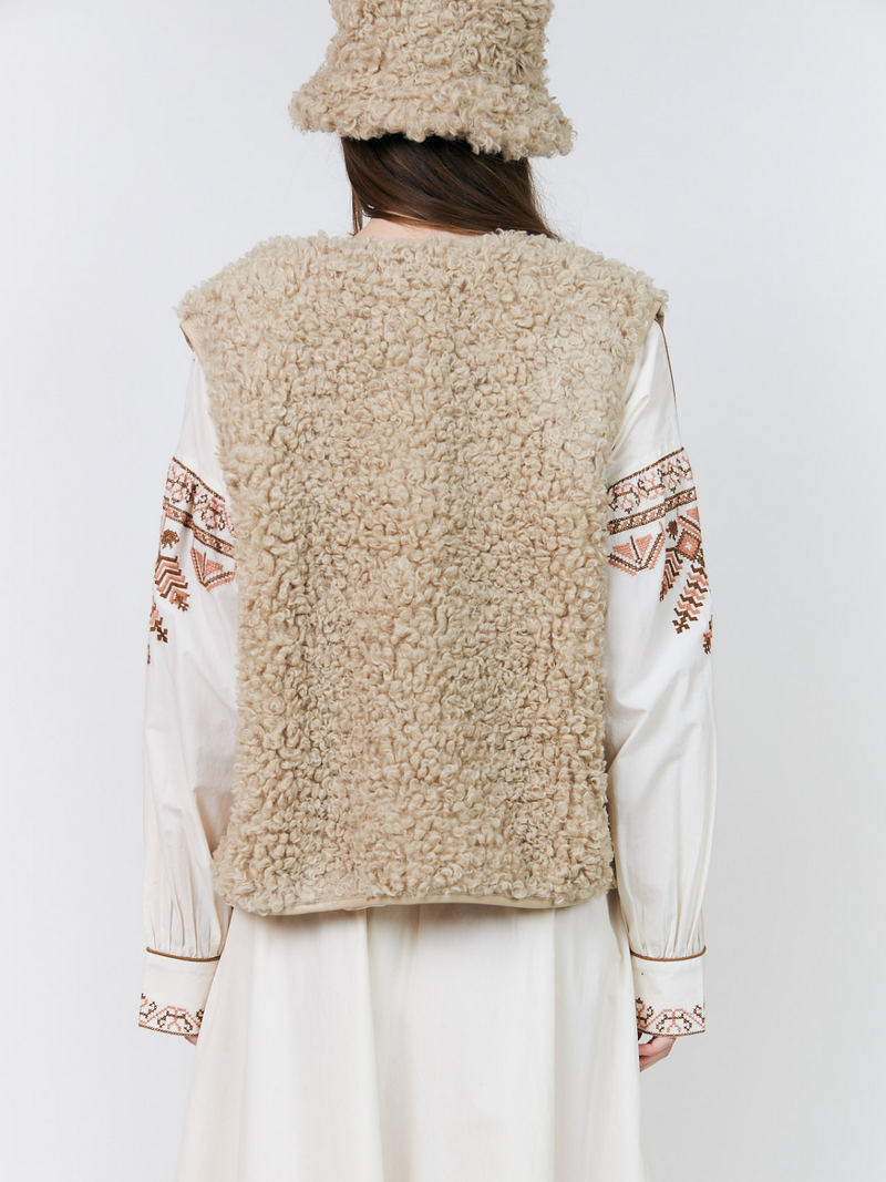 View product 'Lollys Laundry Bodywarmers Beige' Lollys Laundry Bodywarmers Beige
