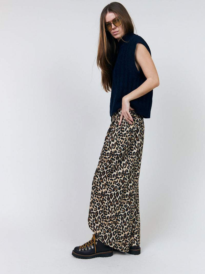 View product 'Lollys Laundry Trousers Leopard' Lollys Laundry Trousers Leopard