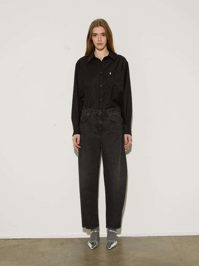 (+) People Trousers Black