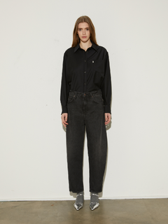 (+) People Trousers Black