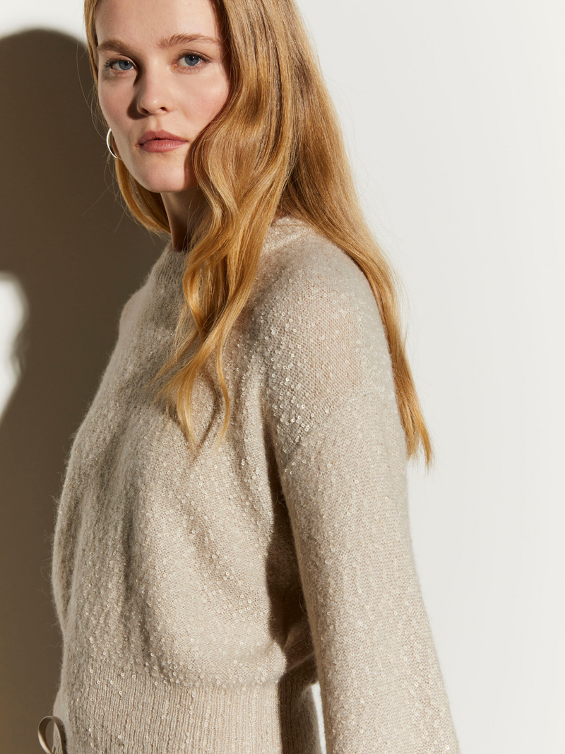 Isabelle Blanche Sweaters Beige