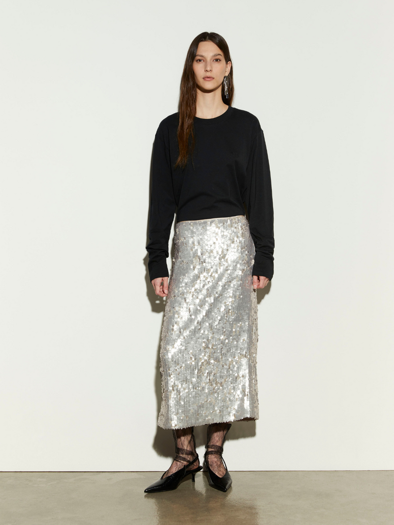 Isabelle Blanche Skirts Silver