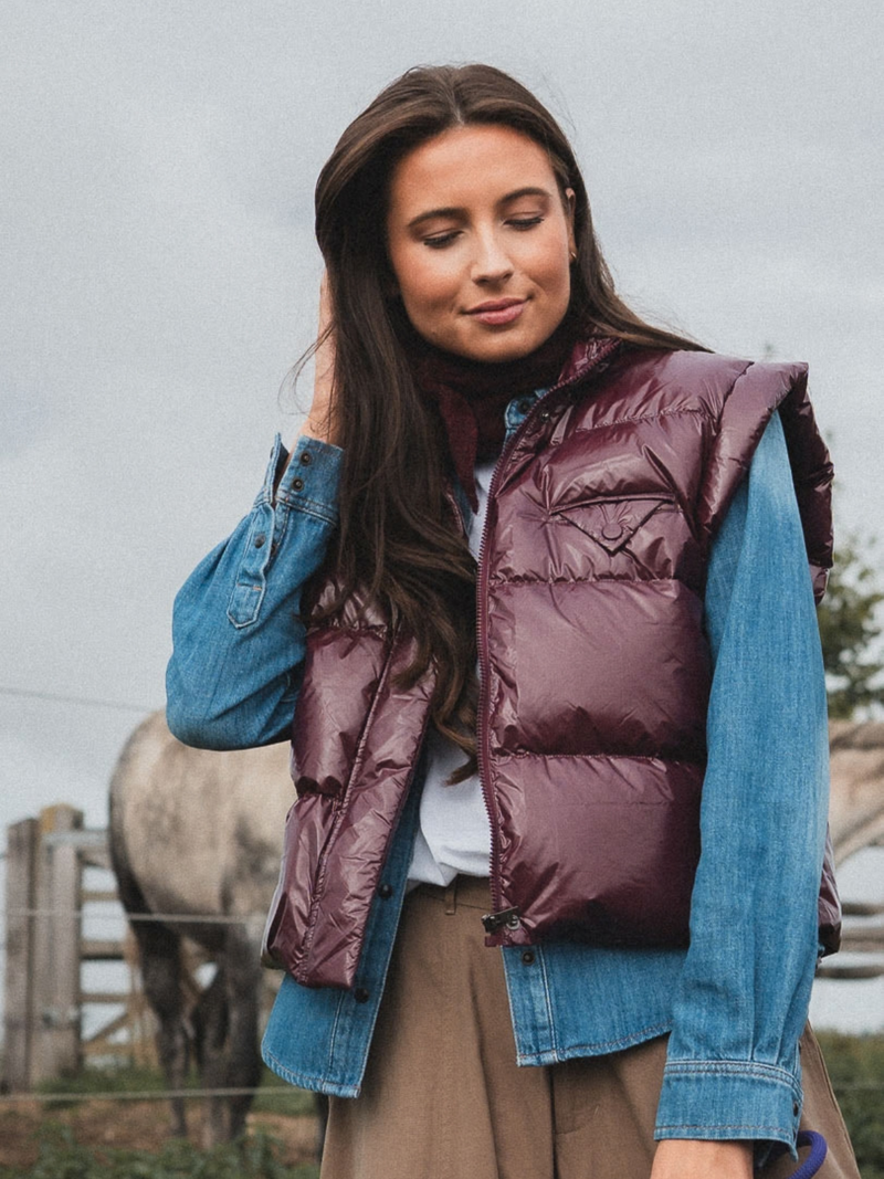 Voir le produit 'Dou Doun Gilets Sans Manches Mauve' (en anglais) Dou Doun Gilets Sans Manches Mauve