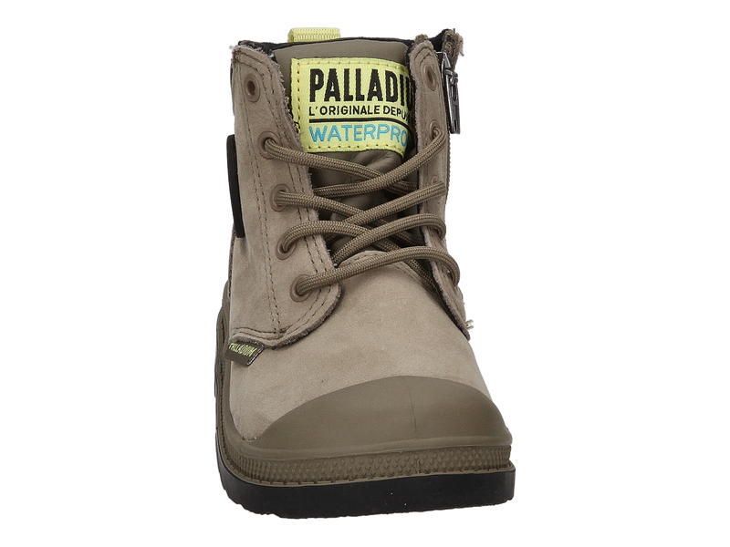 Voir le produit 'Palladium Bottines Kaki' (en anglais) Palladium Bottines Kaki
