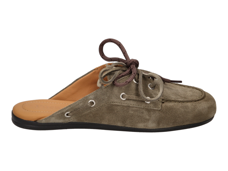 View product 'Posa Mules Kaki' Posa Mules Kaki