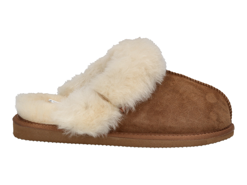 Shepherd Pantoufles Cognac