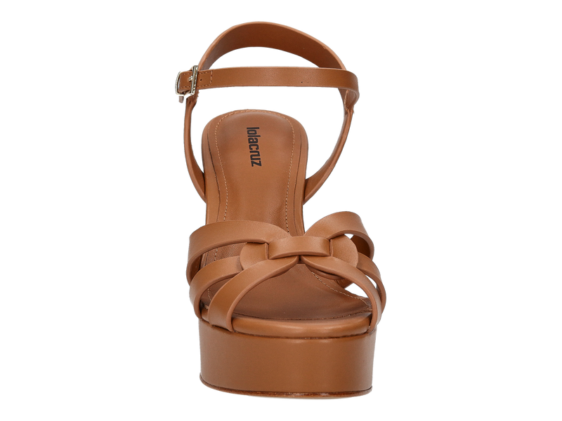 Lola Cruz Sandales Camel